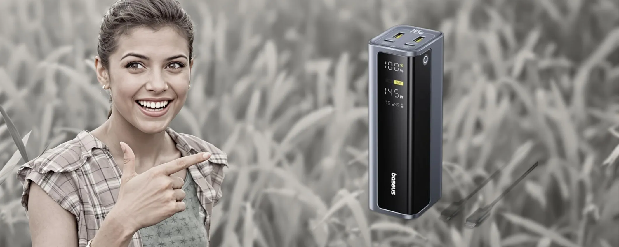 Doppio sconto sul Baseus EnerGeek, il powerbank che rivoluziona la tua ricarica!