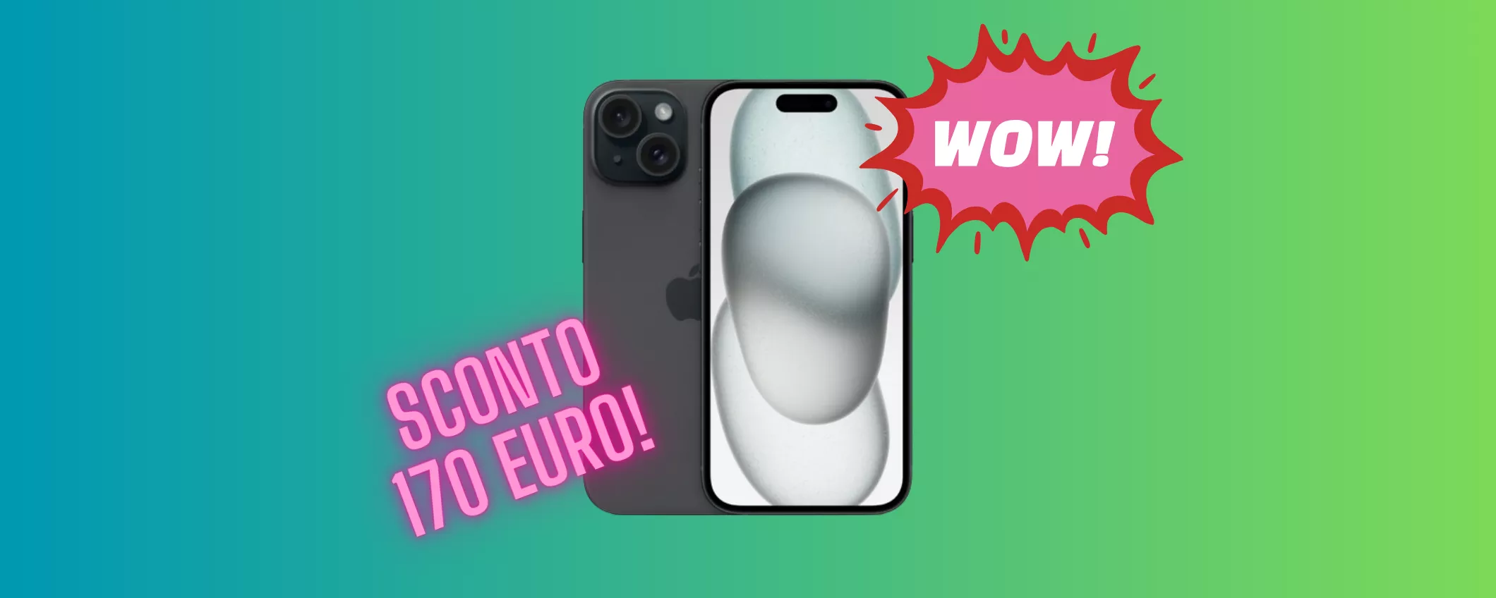 Apple iPhone 15 Plus: oggi è tuo a 170 EURO IN MENO con il DOPPIO SCONTO eBay