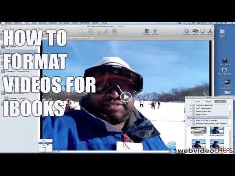 How to format video for iBooks