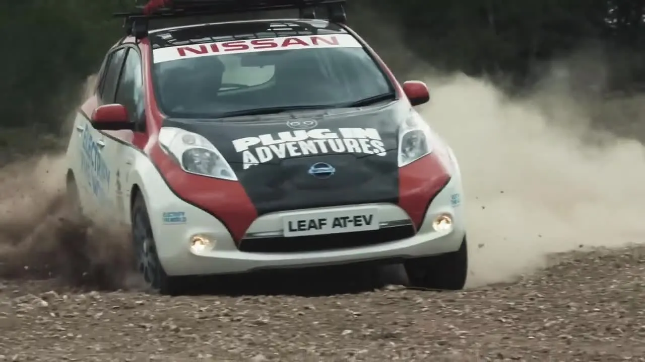 Nissan LEAF AT-EV al Mongol Rally