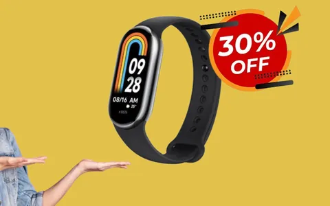 Xiaomi Mi Smart Band 8 con più di 150 modalità sportive a soli 25€ (-30%)