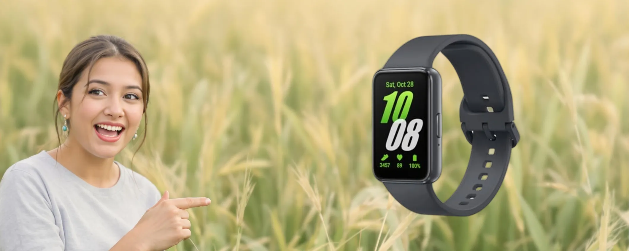 Samsung Galaxy Fit3: fitness band multifunzionale a meno di 40€ su Amazon
