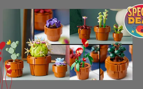 A San Valentino regala un'oasi floreale: il Set da 9 Piantine LEGO è a prezzo stracciato