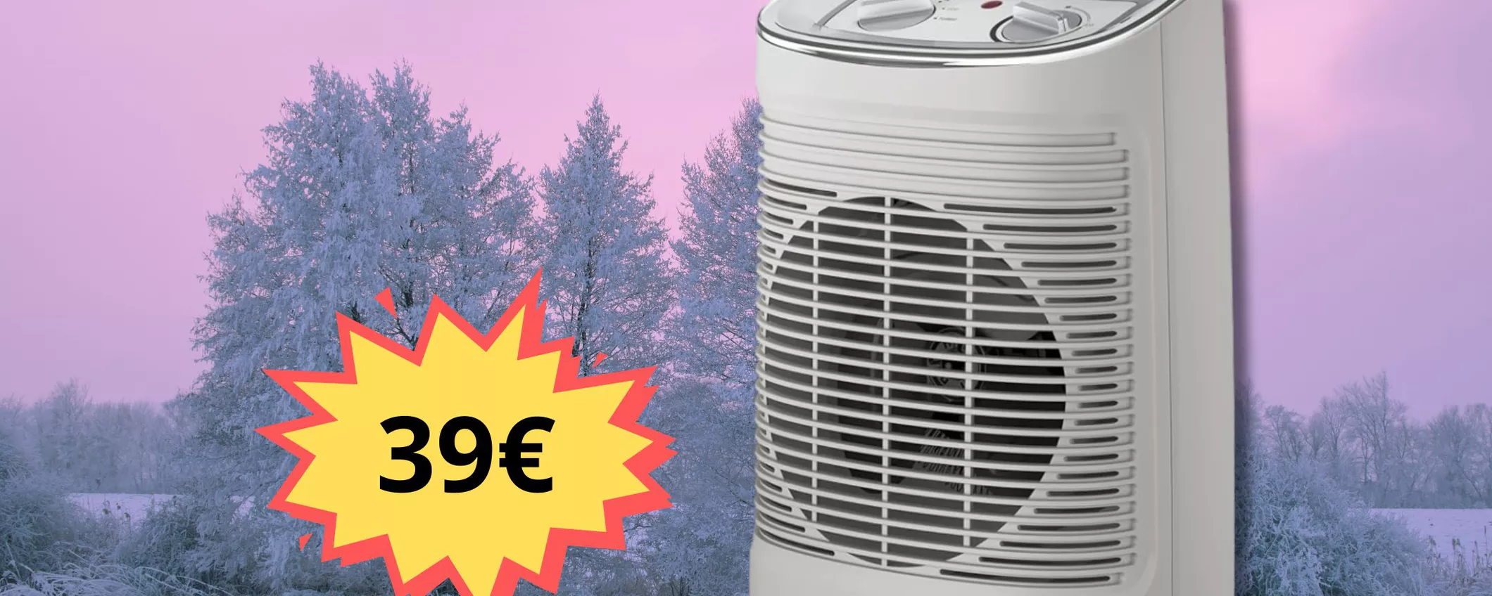 Questo Termoventilatore Rowenta lo usi sia d'inverno che d'estate: prendilo ora a soli 39 euro!