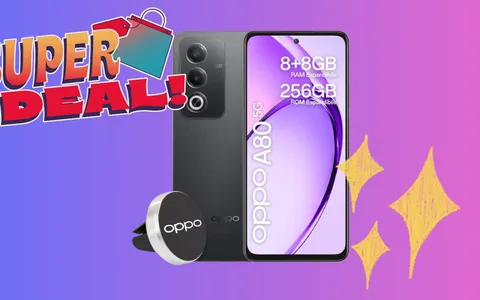 Crolla il prezzo dello smartphone OPPO A80: oggi lo paghi meno di 200€