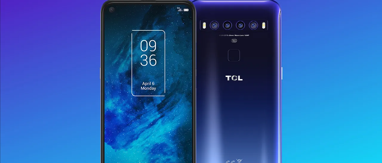 TCL presenta uno smartphone 5G da 399 euro
