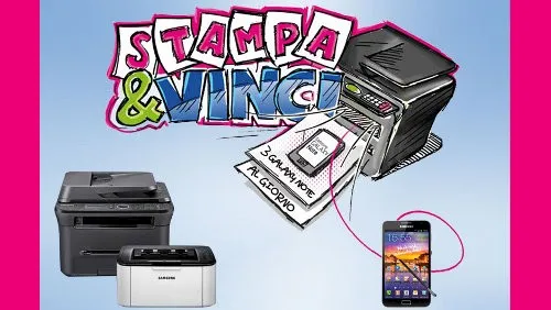 Galaxy Note in palio con le stampanti Samsung