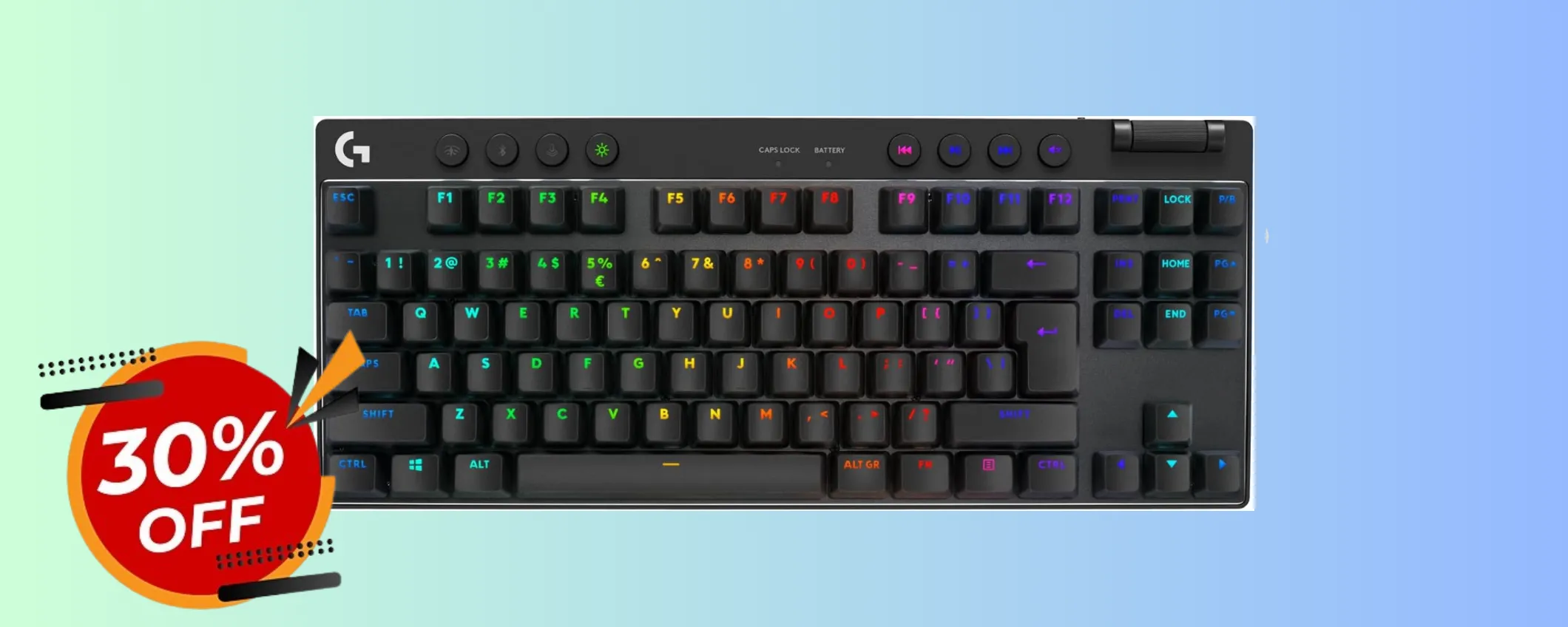 Maxi sconto del -30% sulla Tastiera da gaming Logitech di ultima generazione
