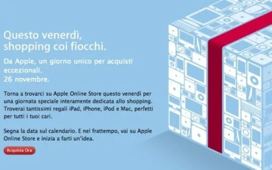 Venerdì di sconti su Apple Store Online