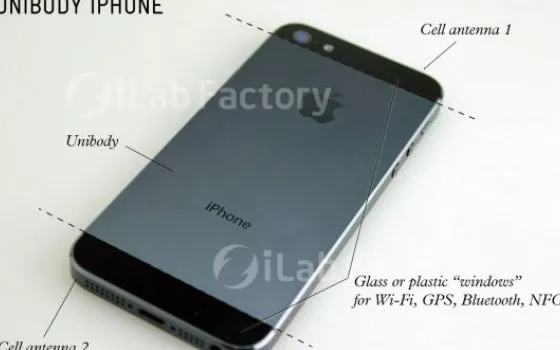 Uno sguardo da vicino al design Unibody dell'iPhone 5