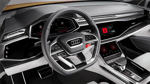 Il concept di Audi Q8 Sport equipaggiato con una piattaforma di infotainment basata sul sistema operativo Android
