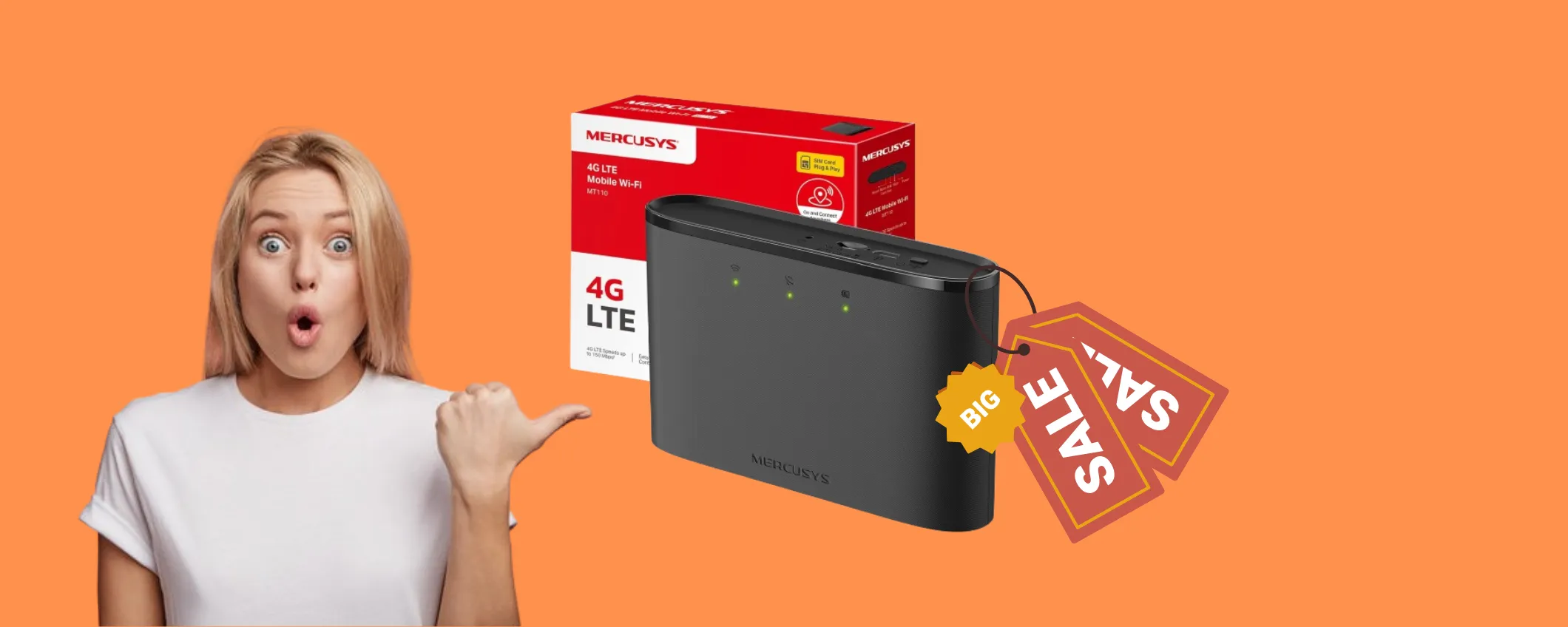 Connessione WiFi ovunque tu sia con il Router mobile TP-Link a soli 32€