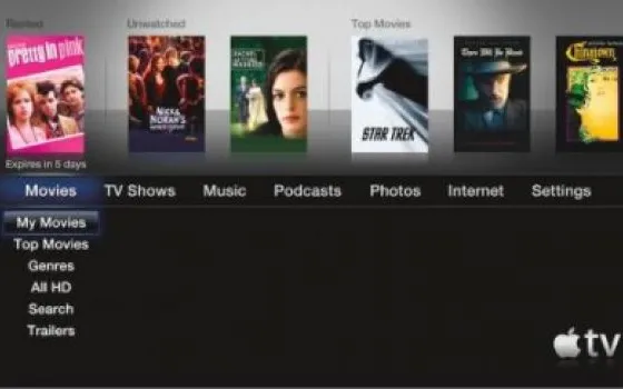Con Apple Tv 3.0 bisogna scaricare nuovamente i contenuti iTunes Extra e iTunes LP già acquistati