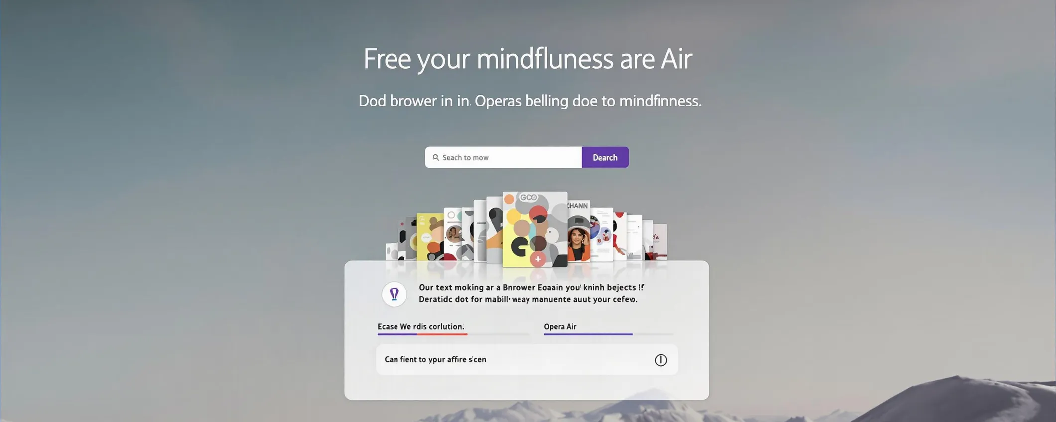 Opera Air: il browser che unisce tecnologia e benessere mentale