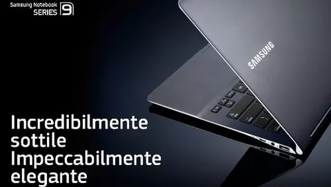 Samsung Serie 9, notebook Windows 7 ultrasottile