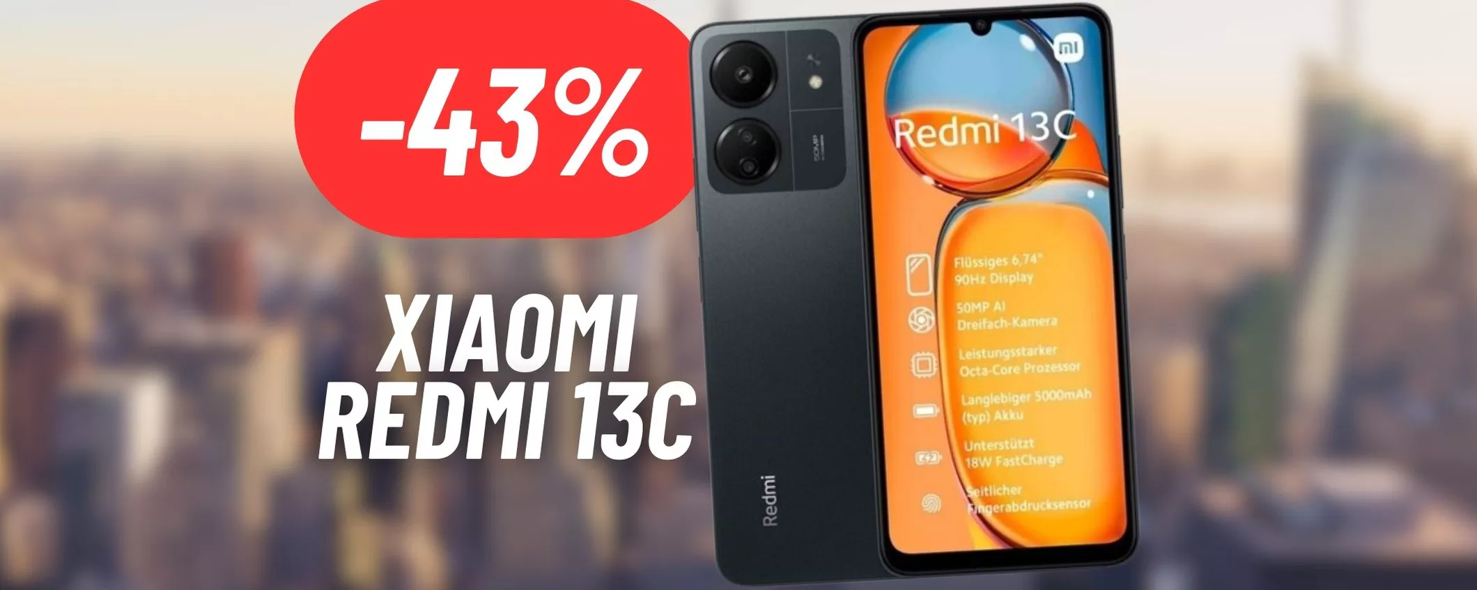 Con questa promozione eBay lo Xiaomi Redmi 13C è un vero e proprio best buy