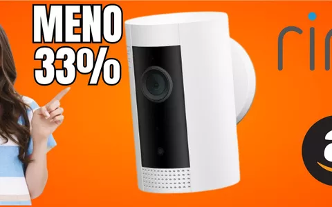 Ring Indoor Camera, videosicurezza in casa col maxi sconto Amazon!