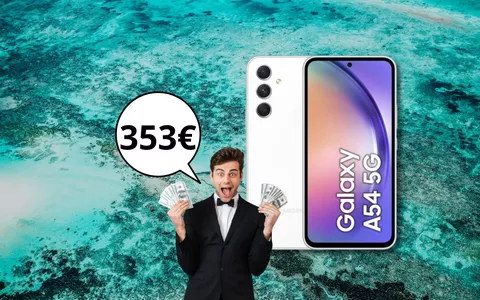 Se prendi ORA il Samsung Galaxy A54 risparmi ben 216 euro! Meglio affrettarsi