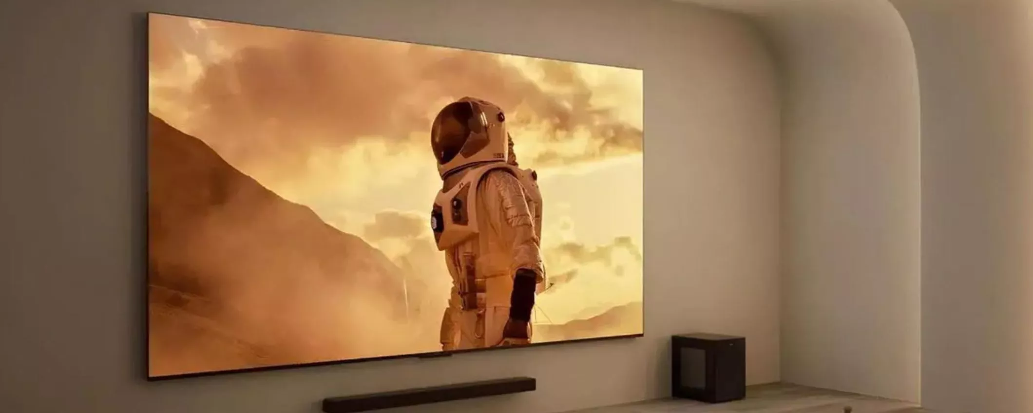 Il cinema in casa: Samsung e TCL puntano sugli schermi extra large