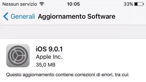 Apple rilascia iOS 9.0.1: piccoli bug-fix in attesa di iOS 9.1