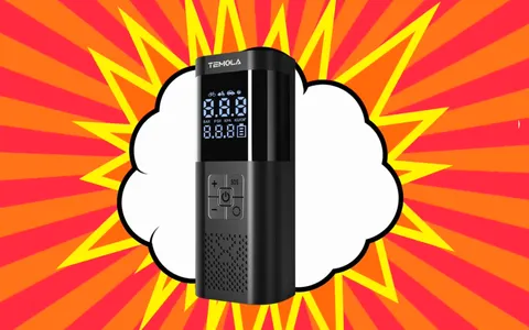Viaggia sempre in sicurezza con il Mini compressore portatile a soli 17€