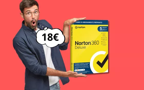 OFFERTA BOMBA: Antivirus Norton 360 Deluxe 2024 per 5 dispositivi a soli 18 euro! Proteggiti ORA