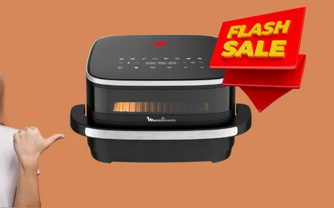 Svendita folle sulla Friggitrice ad aria Moulinex XL: offerta in scadenza