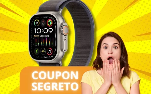 Apple Watch Ultra 2, prezzo in CADUTA LIBERA con questo COUPON SEGRETO