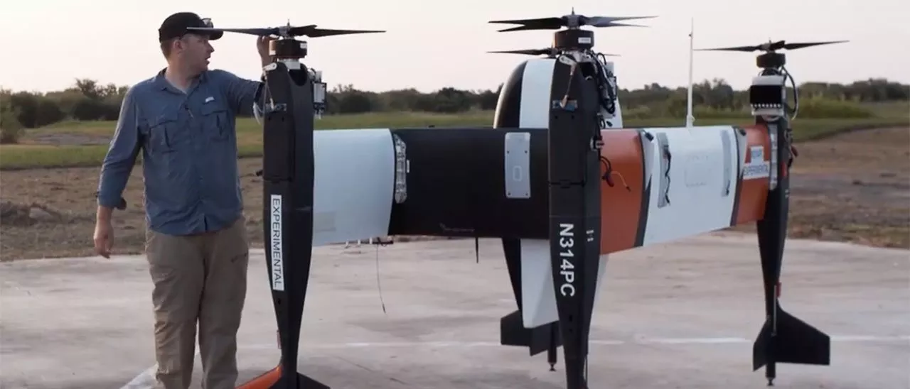 Primo volo per l'enorme drone cargo autonomo