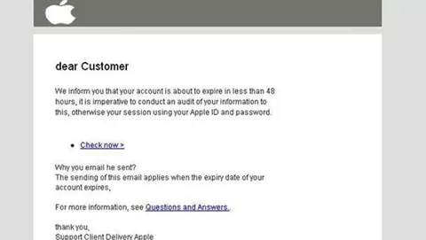 Apple ID, è boom di minacce di phishing