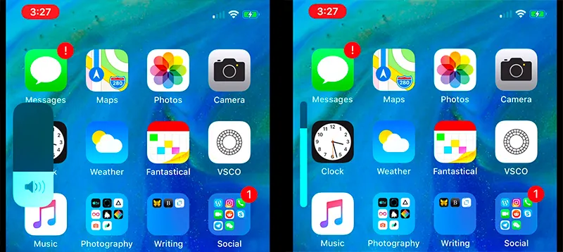 iOS 13: Nuovi Indicatori Volume