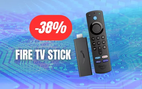 Accedi a migliaia di contenuti streaming con la Fire TV Stick al 38% di sconto