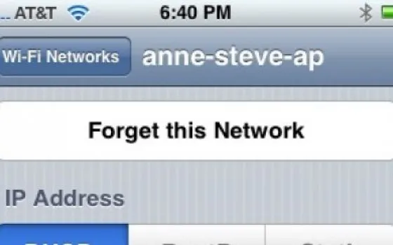 WiFi instabile su alcuni iPhone dopo l'aggiornamento a OS 3.0