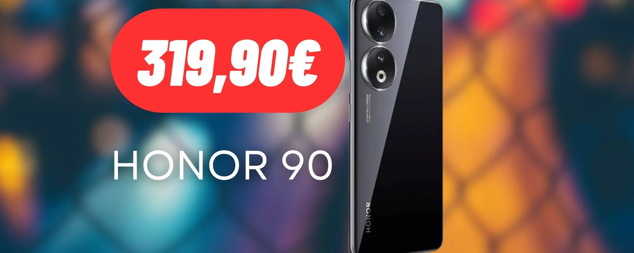 CROLLA IL PREZZO dell'Honor 90 con il doppio sconto attivo su eBay