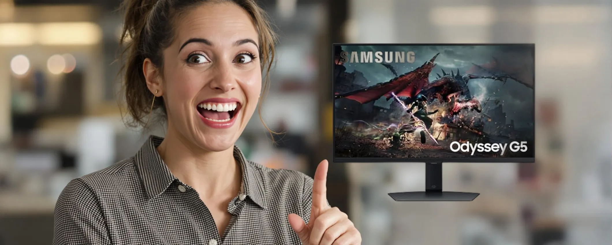 Monitor gaming Samsung Odyssey da 27