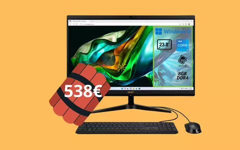 Pc Acer ALL-IN-ONE a soli 538 euro! Hai tutto in un UNICO dispositivo