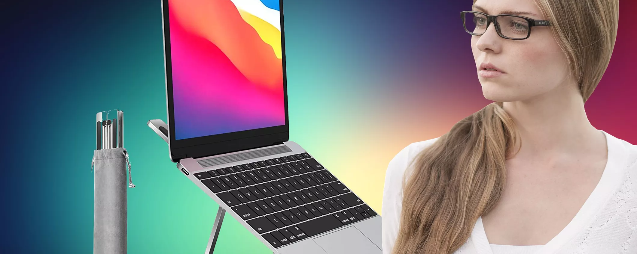 Supporto MacBook: perfetta areazione e ergonomia