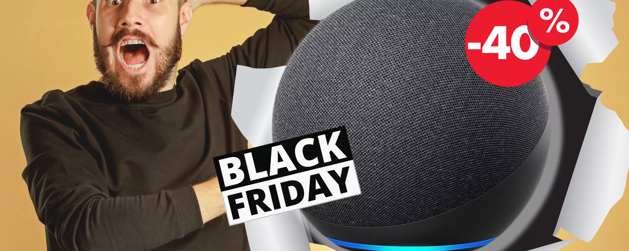 CROLLA di 45€ Echo Alexa grazie al Black Friday Amazon ancora attivo!