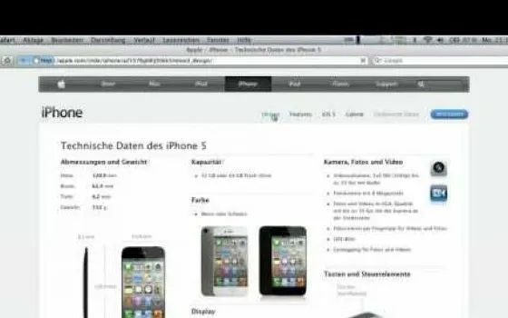 iPhone 5 nascosto nelle pagine del sito Apple? Solo un fake
