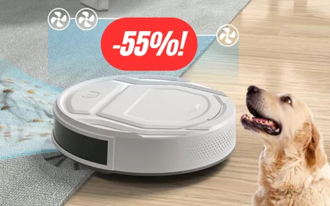 MAXI OFFERTA LAMPO: robot aspirapolvere scontato del 55%