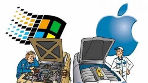 Windows su Mac? Per Apple è uno scherzo...