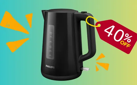 Tisane e thé pronti in un minuto con il Bollitore Philips a soli 19€ (-40%)