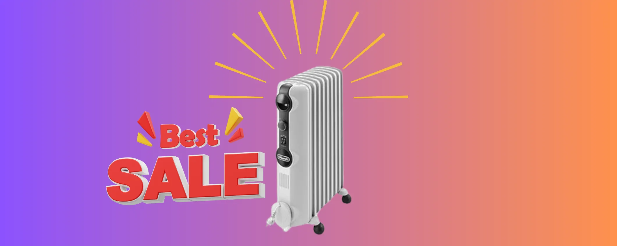 Riscalda casa risparmiando con il Radiatore Elettrico De'Longhi a meno di 70€