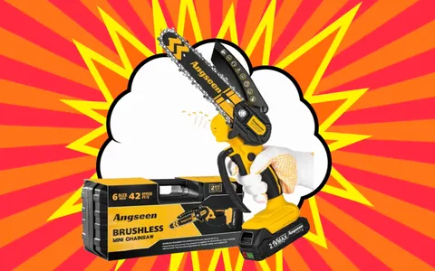Mini motosega a batteria scontatissima al -40%: promozione bomba su Amazon