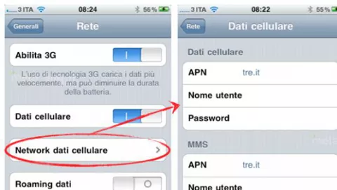 Aggiornamento gestore 3 ITA 9.1 per iPhone: è possibile cambiare APN senza Jailbreak