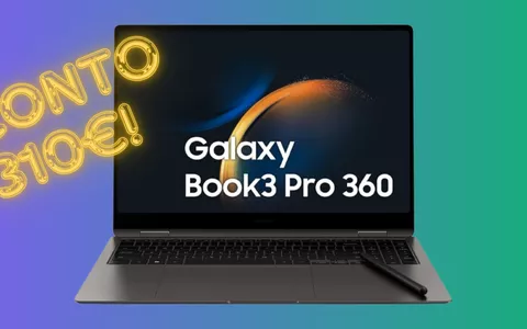 Risparmia più di 300€ sull'innovativo Samsung Galaxy Book3 Pro