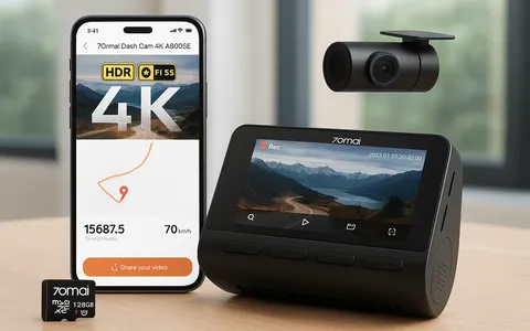 Dashcam 4K 70mai A800SE: qualità e sicurezza a un prezzo sorprendente