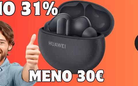 HUAWEI FreeBuds 5i meno 30 euro per auricolari Bluetooth Super Top!