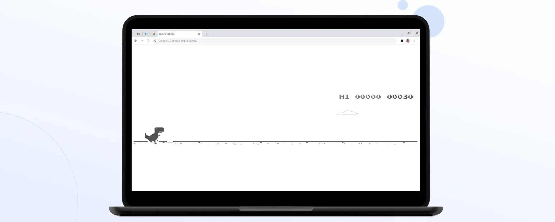 Chrome, ecco come attivare il gioco del dinosauro