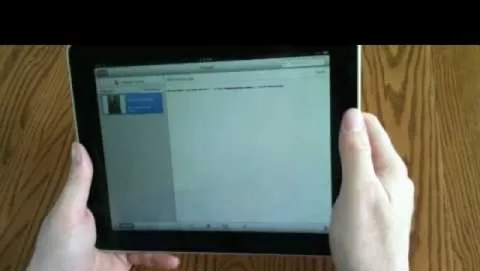 Video demo della versione di Evernote per iPad